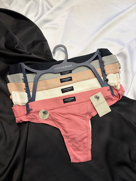 Lucky brand pack of 5 thongs | S