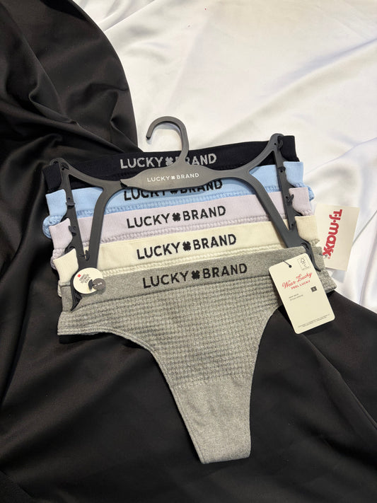 Lucky brand pack of 5 thongs