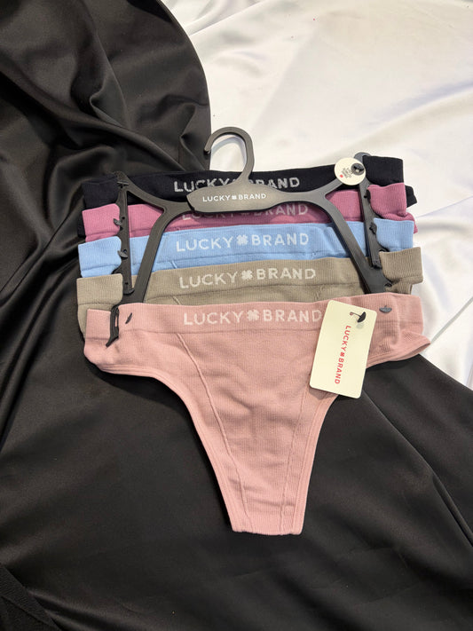 Lucky brand pack of 5 thongs