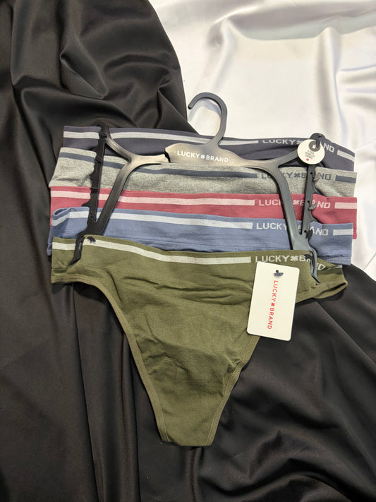 Lucky brand pack of 5 thongs