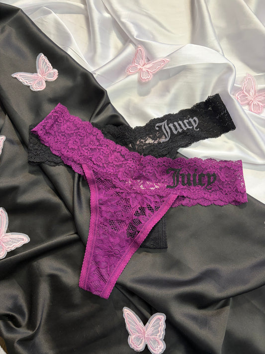 Juicy couture thong set | S