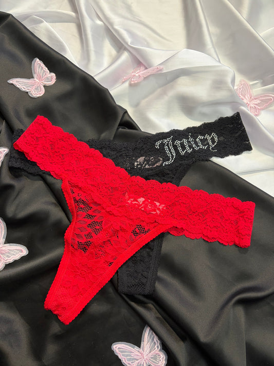 Juicy couture thong set | M