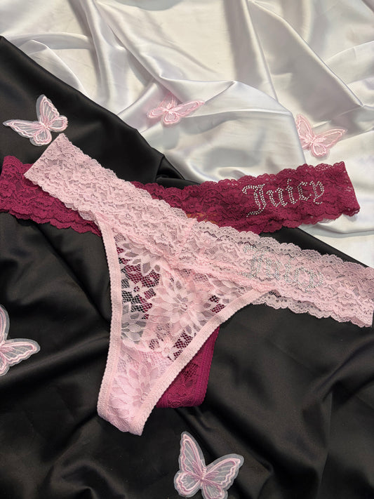 Juicy couture thong set | XL