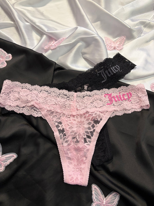 Juicy couture thong set | L