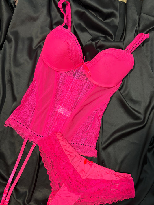 Lingerie set corset + panty | 36/80 D