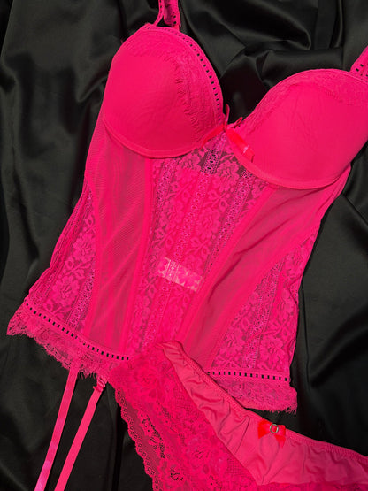Lingerie set corset + panty | 36/80 D