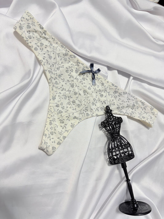 Floral thong | S