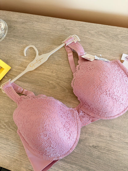 Jessica Simpson bra with laser cut bands