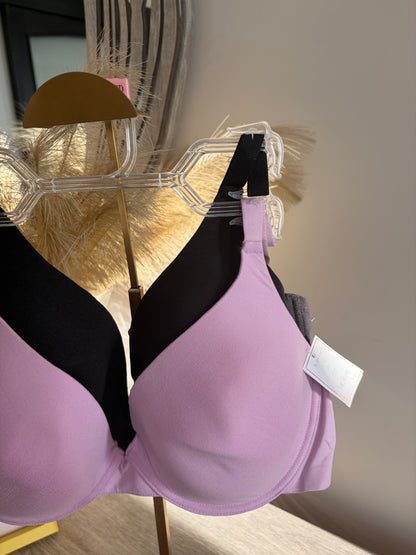 Live 2 lounge pack of 2 T-shirt bras super soft material